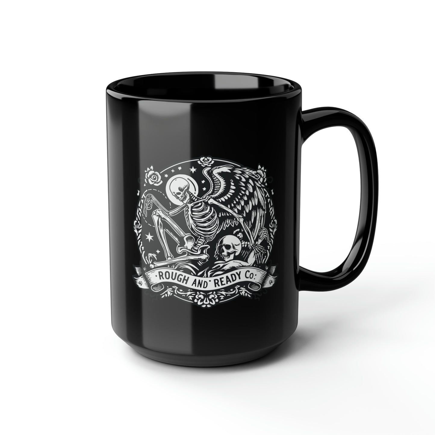 The "Skele-Angel” Rough and Ready Co. 15oz Mug