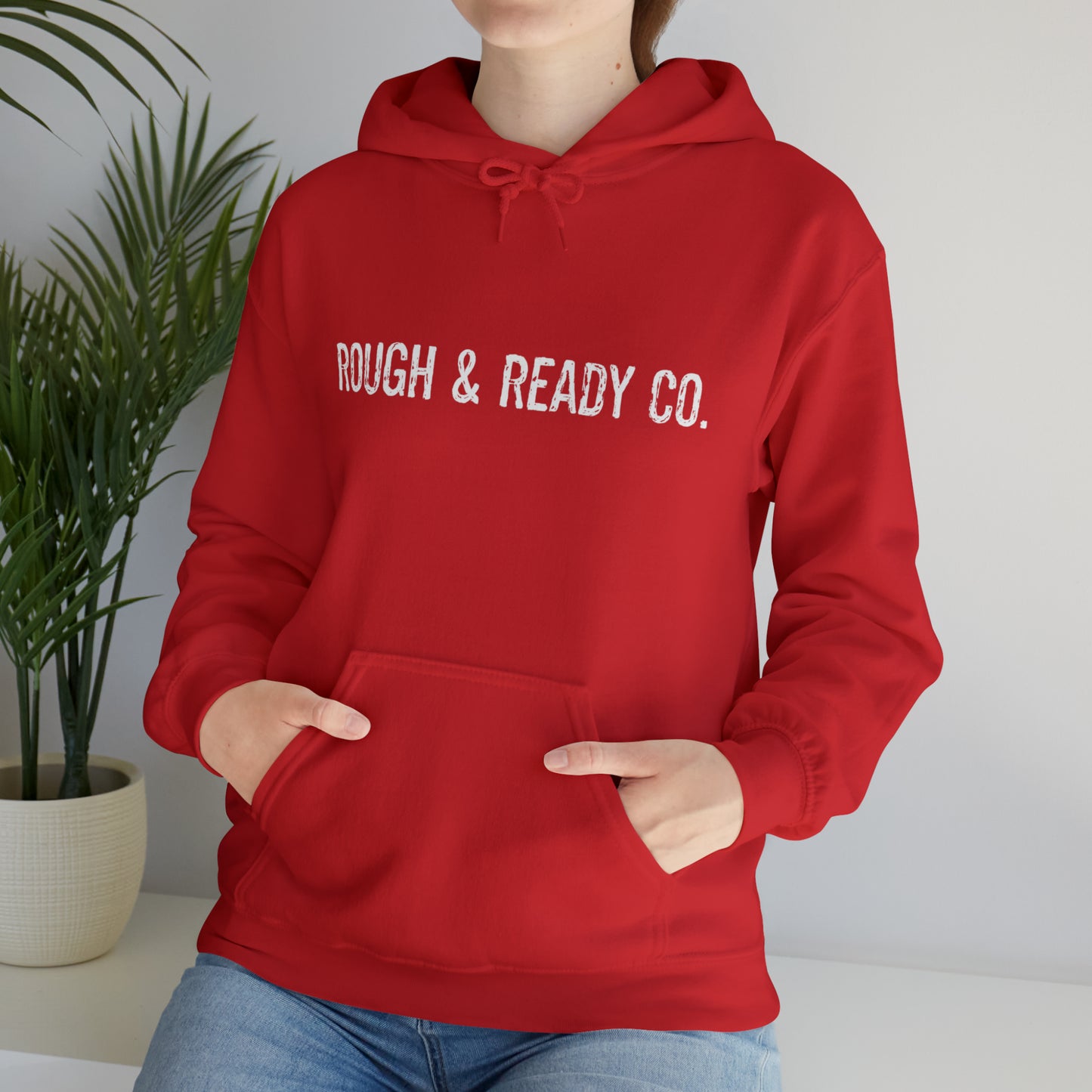 The Rough and Ready Co. Heavy Hooded Sweatshirt