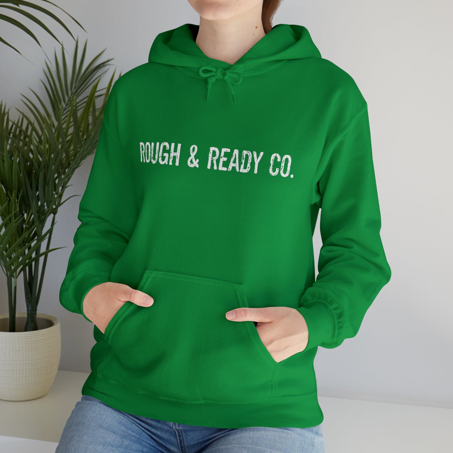 The Rough and Ready Co. Heavy Hooded Sweatshirt