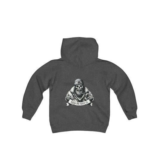 The "Bandit" Rough and Ready Co. Youth Heavy Hooded Sweatshirt