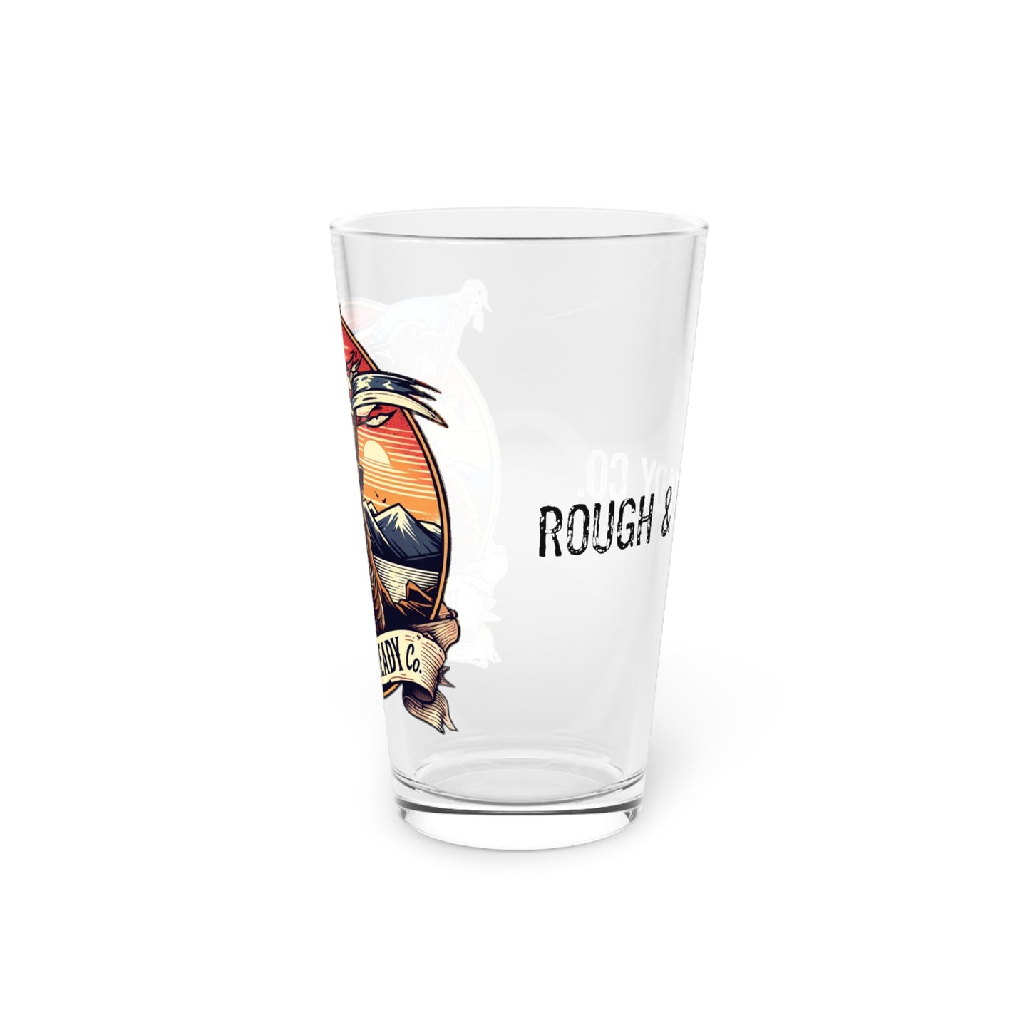 The "Bear" Rough and Ready Co. 16oz Pint Glass