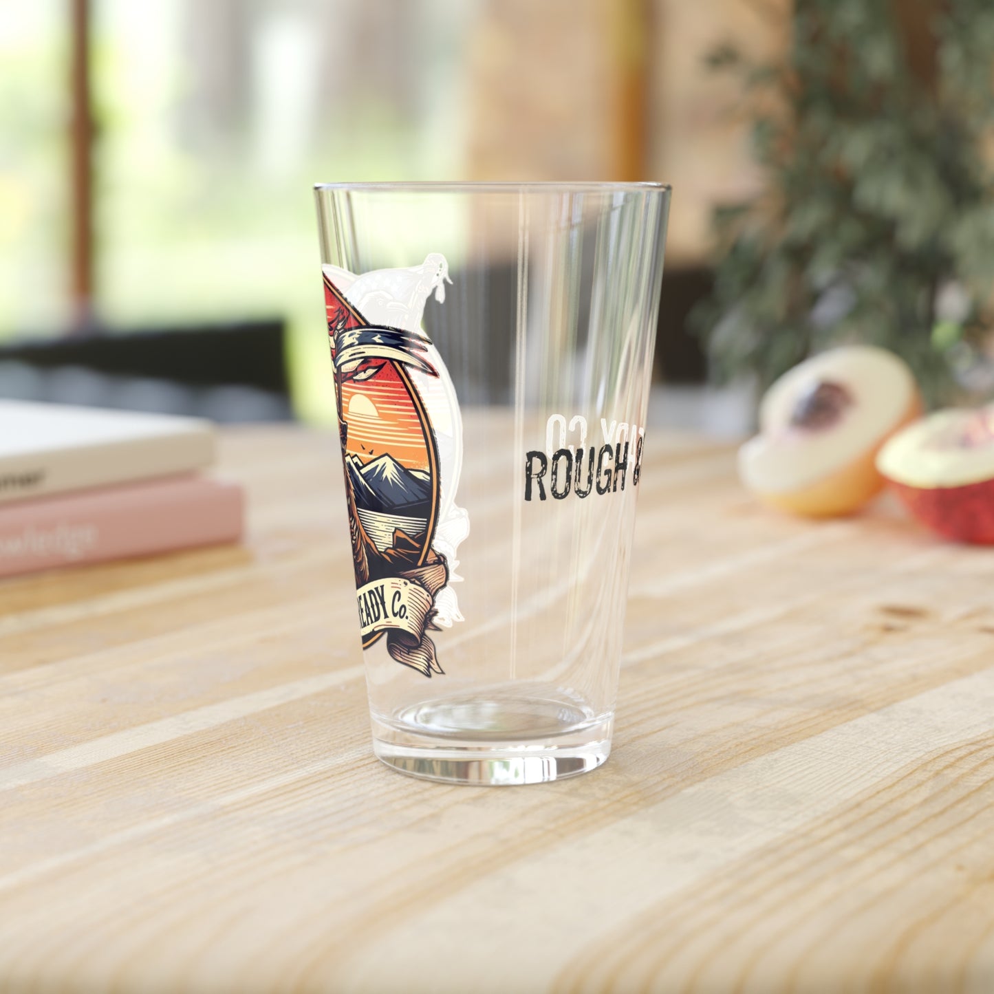 The "Bear" Rough and Ready Co. 16oz Pint Glass