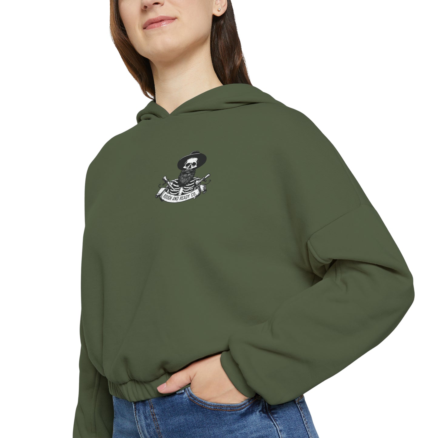 The "Nectary" Rough and Ready Co. Women's Cinched Bottom Hoodie