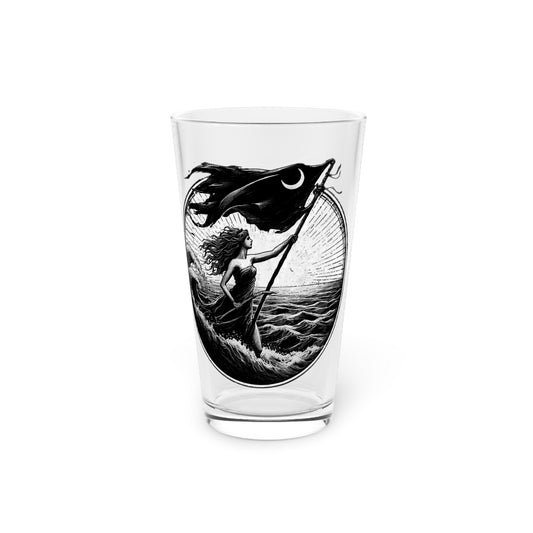 The "Siren" Rough and Ready Co. 16oz Pint Glass