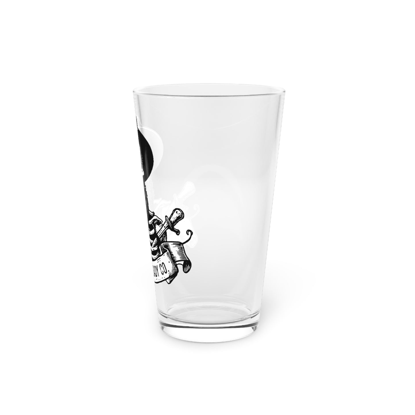 The "Rough and Ready Co. " 16oz Pint Glass