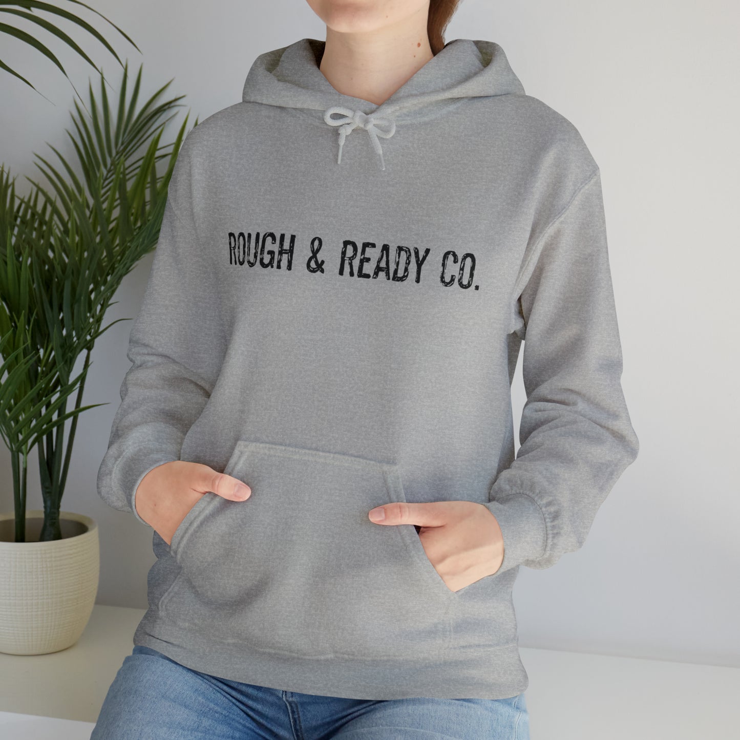 The Rough and Ready Co. Heavy Hooded Sweatshirt