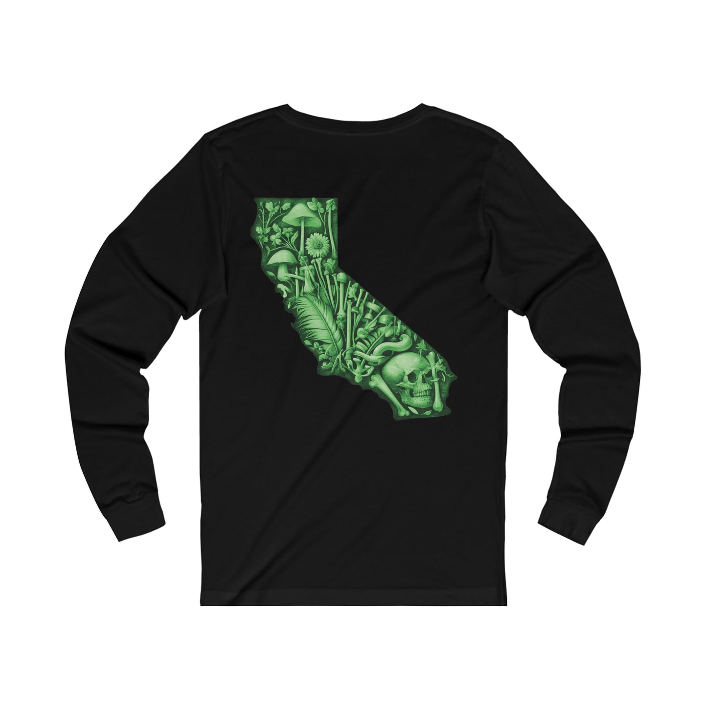 The "Cali-Fortune" Rough and Ready Co. Jersey Long Sleeve Tee