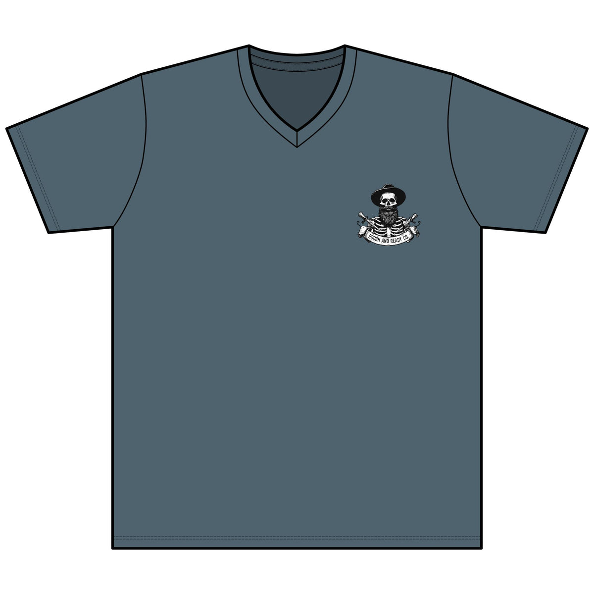 The "Rough and Ready Co."  V-Neck Tee