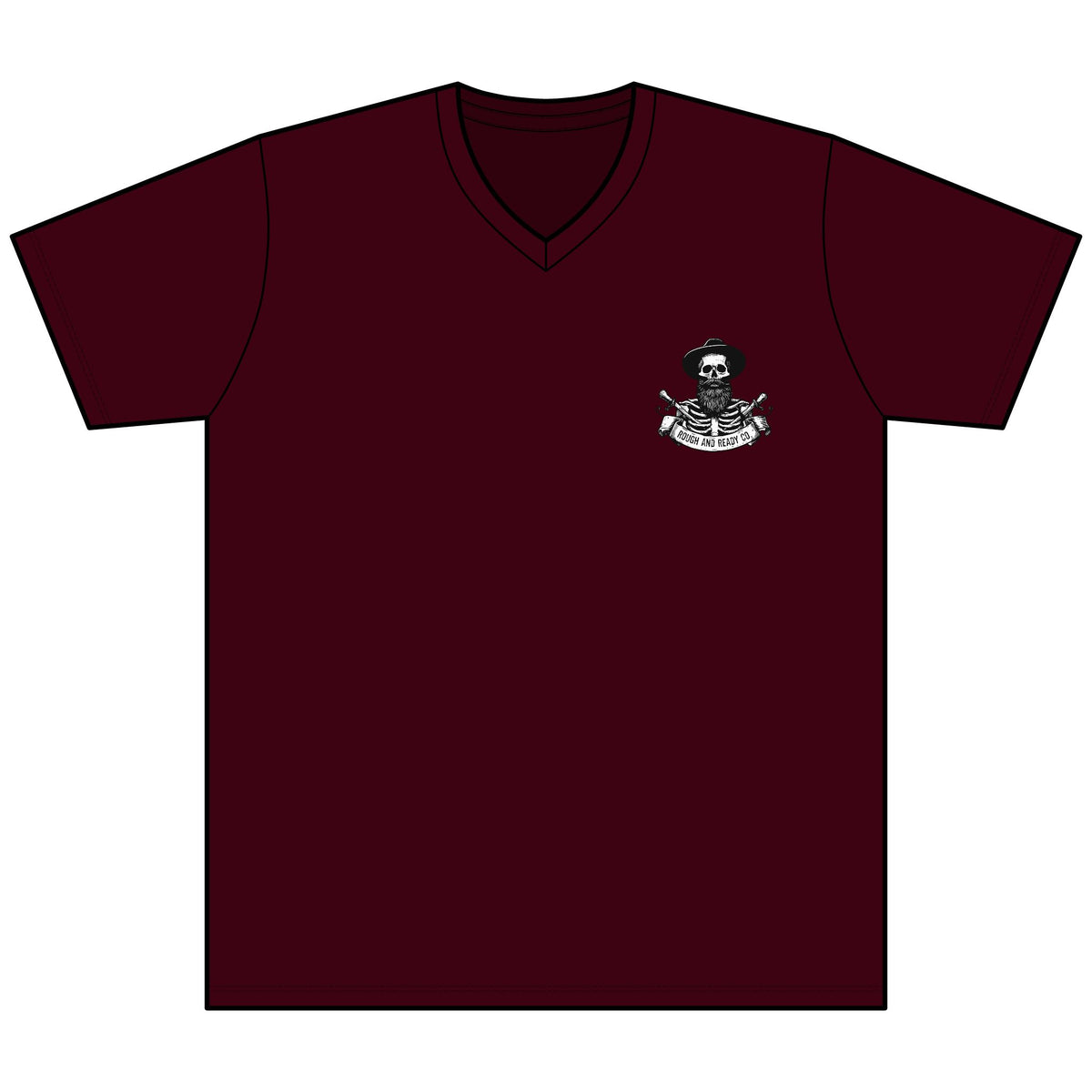 The "Rough and Ready Co."  V-Neck Tee