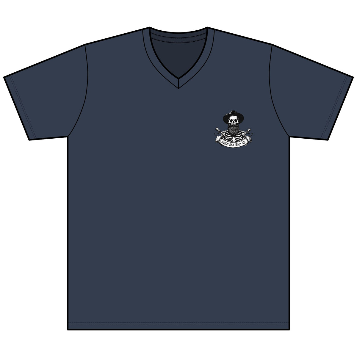 The "Rough and Ready Co."  V-Neck Tee