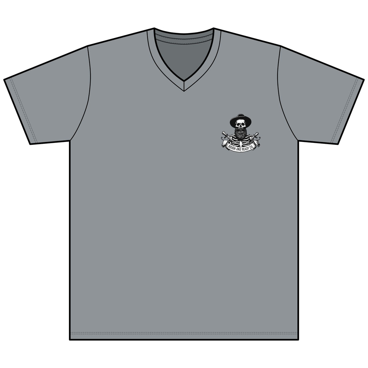 The "Rough and Ready Co."  V-Neck Tee