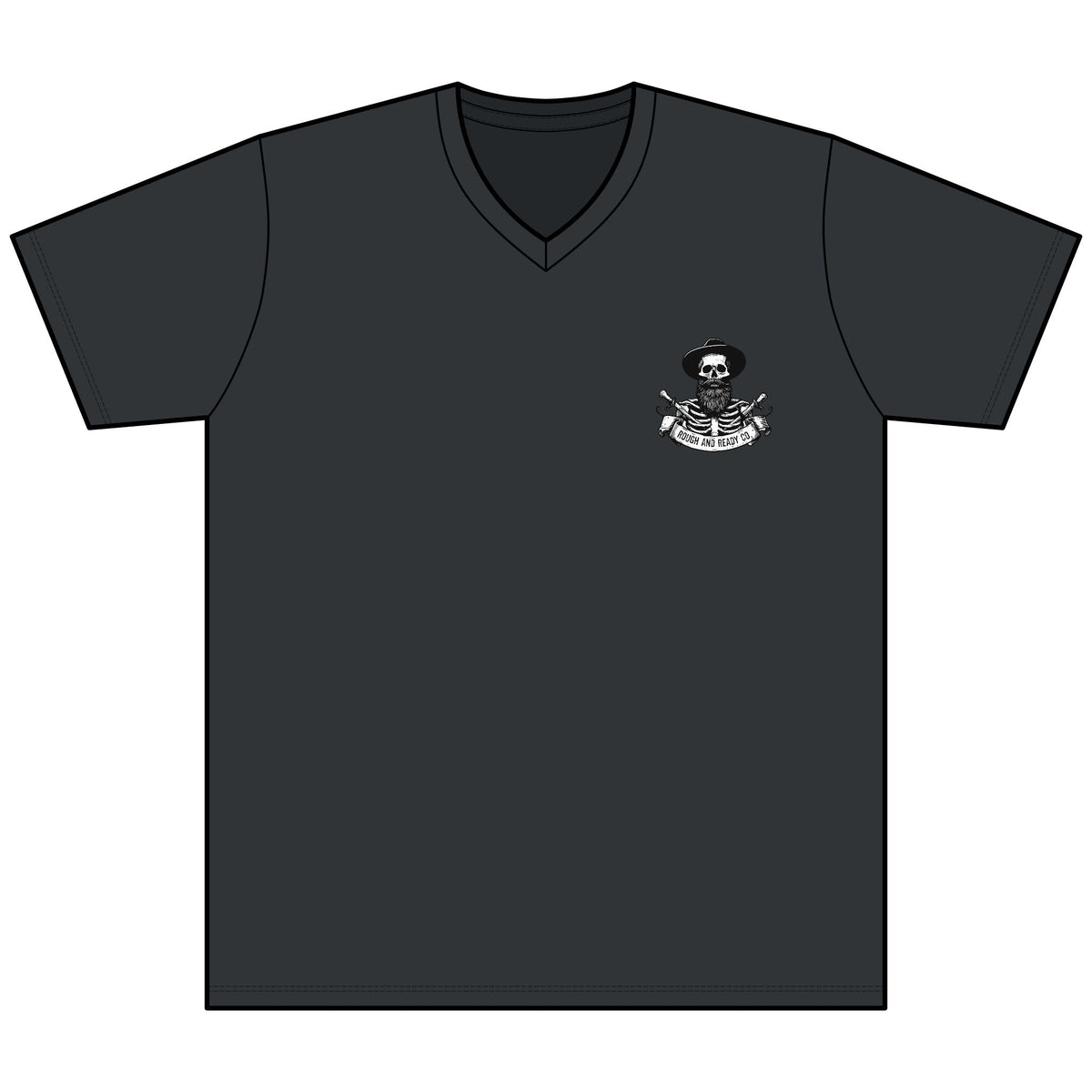 The "Rough and Ready Co."  V-Neck Tee