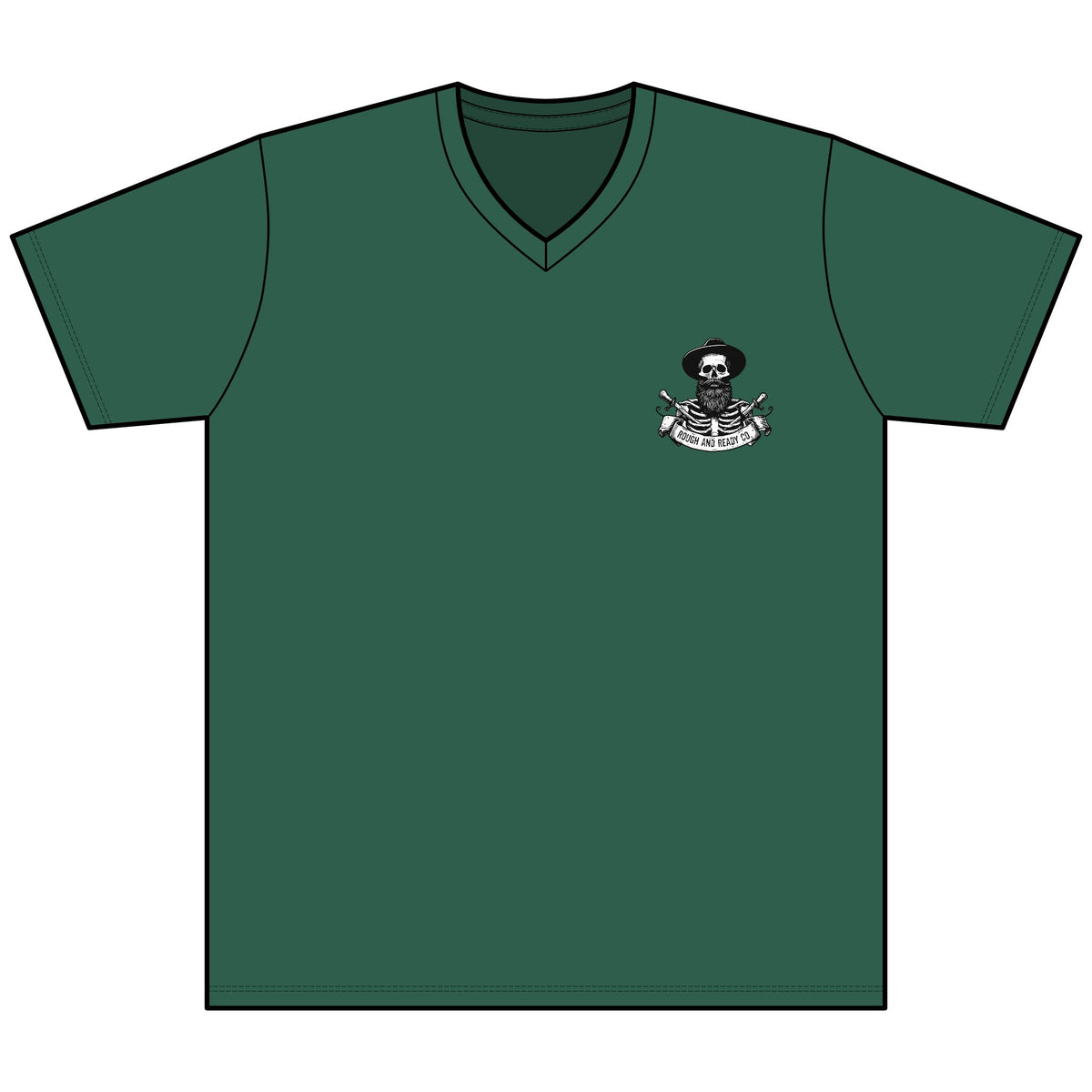 The "Rough and Ready Co."  V-Neck Tee