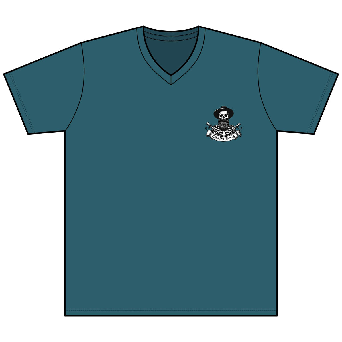 The "Rough and Ready Co."  V-Neck Tee