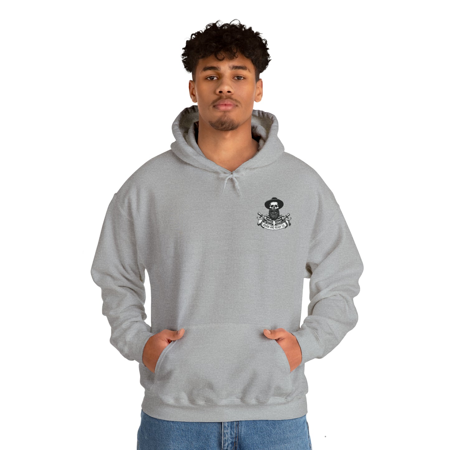 The "Thinker" Rough and Ready Co. Heavy Hooded Sweatshirt