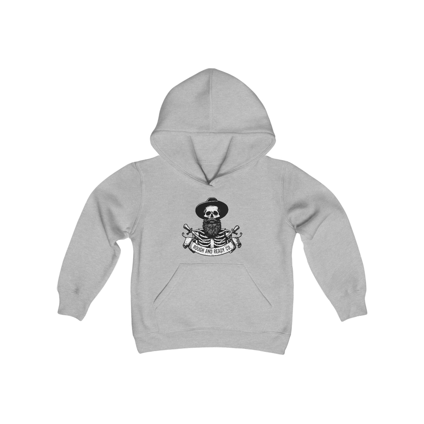 The "Bandit" Rough and Ready Co. Youth Heavy Hooded Sweatshirt