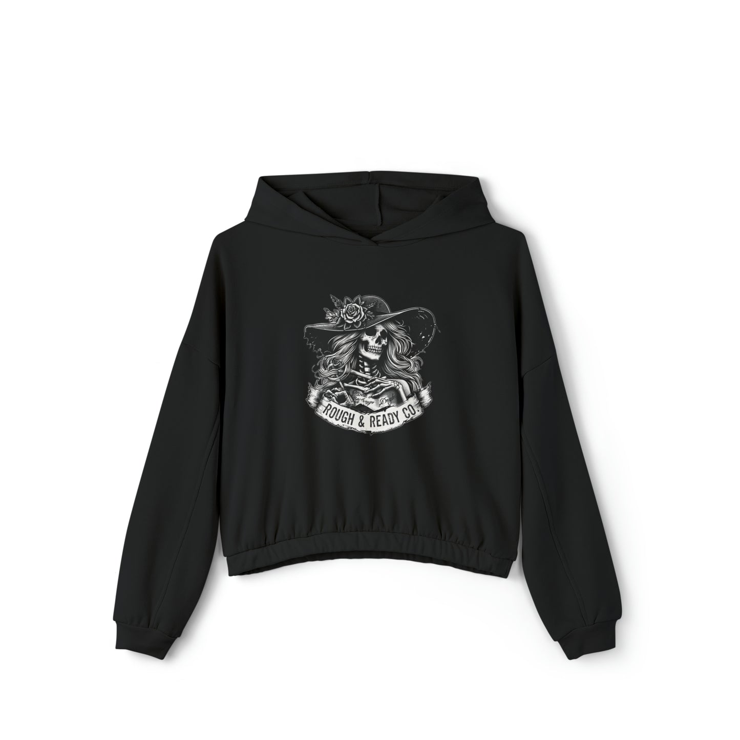 The "W.O.G.O. - Ascension" Rough and Ready Co. Women's Cinched Bottom Hoodie