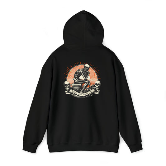 The "Thinker" Rough and Ready Co. Heavy Hooded Sweatshirt