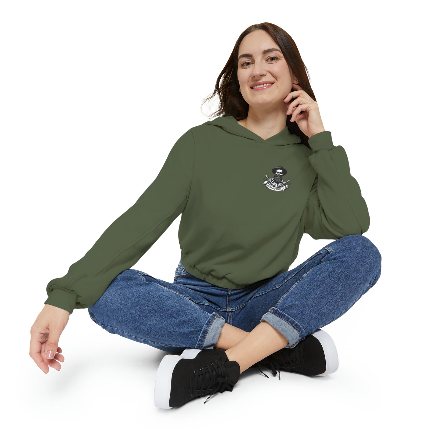 The "Nectary" Rough and Ready Co. Women's Cinched Bottom Hoodie