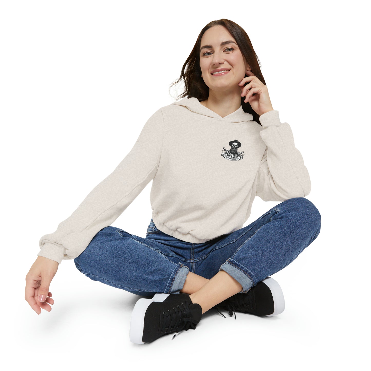 The "Nectary" Rough and Ready Co. Women's Cinched Bottom Hoodie