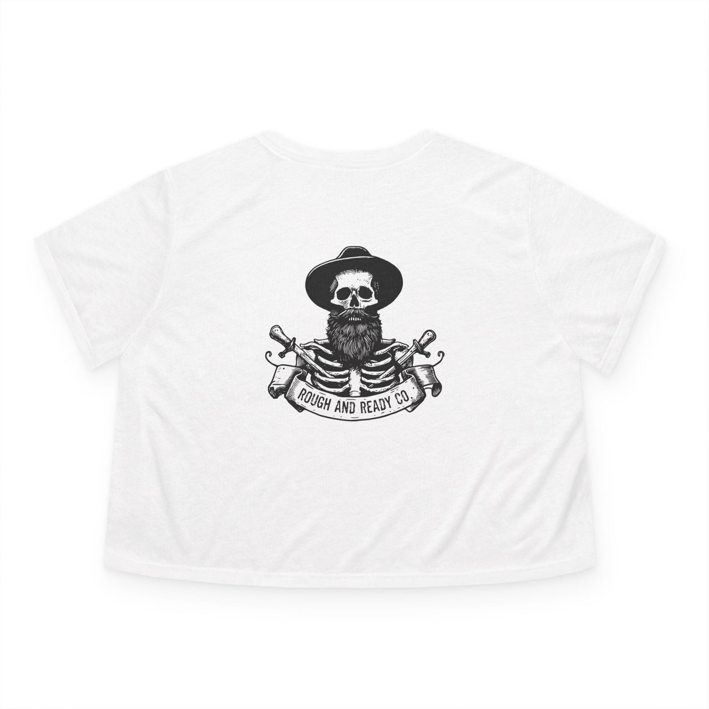 The "Rough and Ready Co." - Women's Flowy Cropped Tee