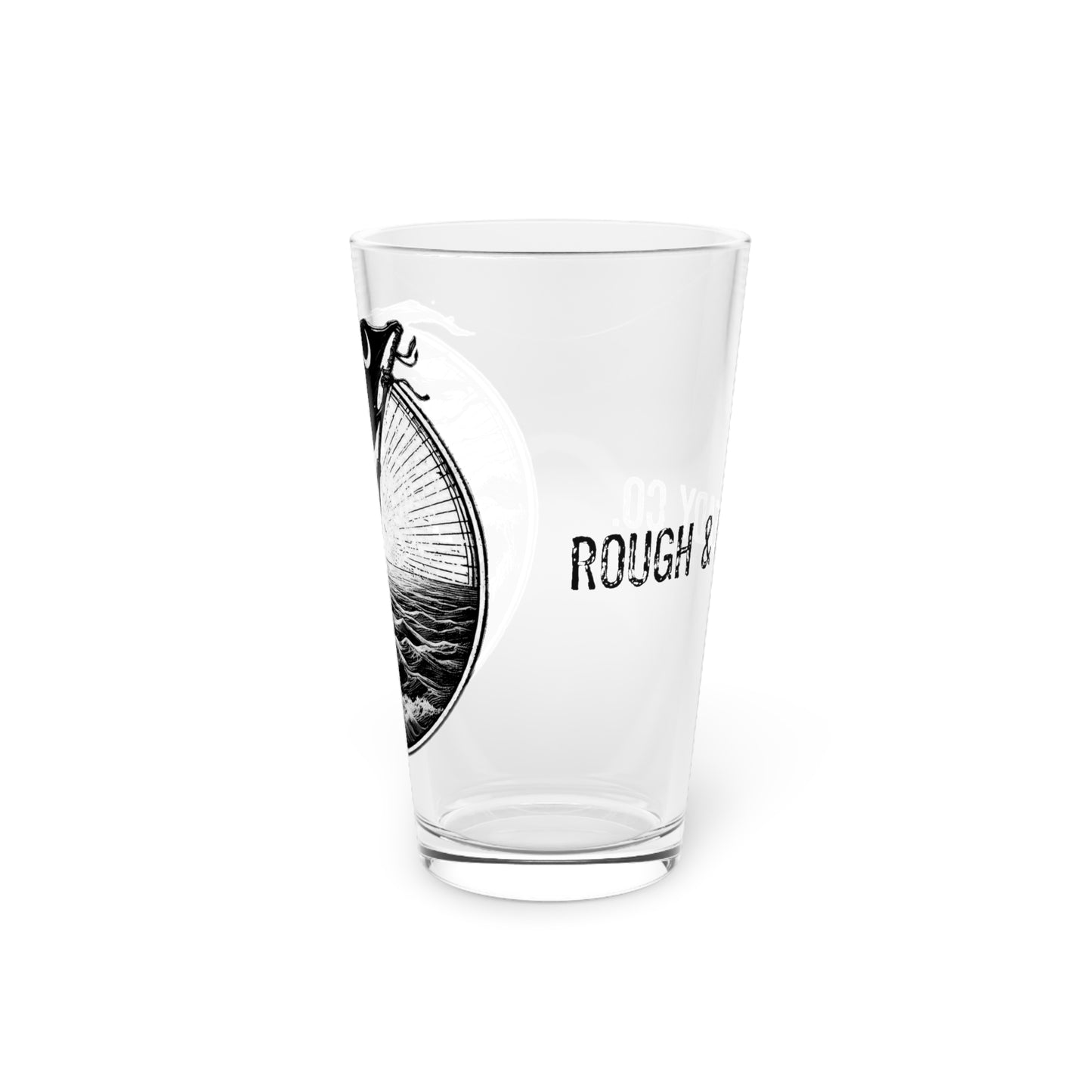 The "Siren" Rough and Ready Co. 16oz Pint Glass