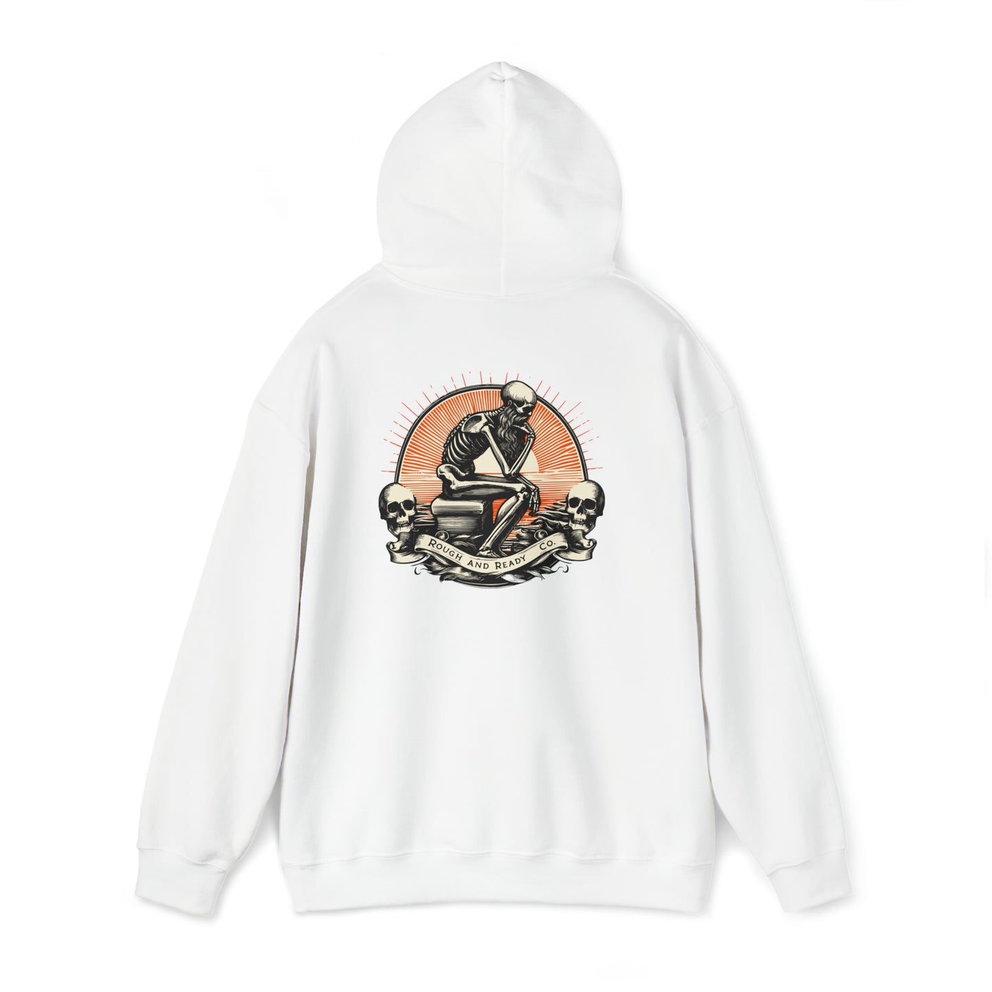 The "Thinker" Rough and Ready Co. Heavy Hooded Sweatshirt