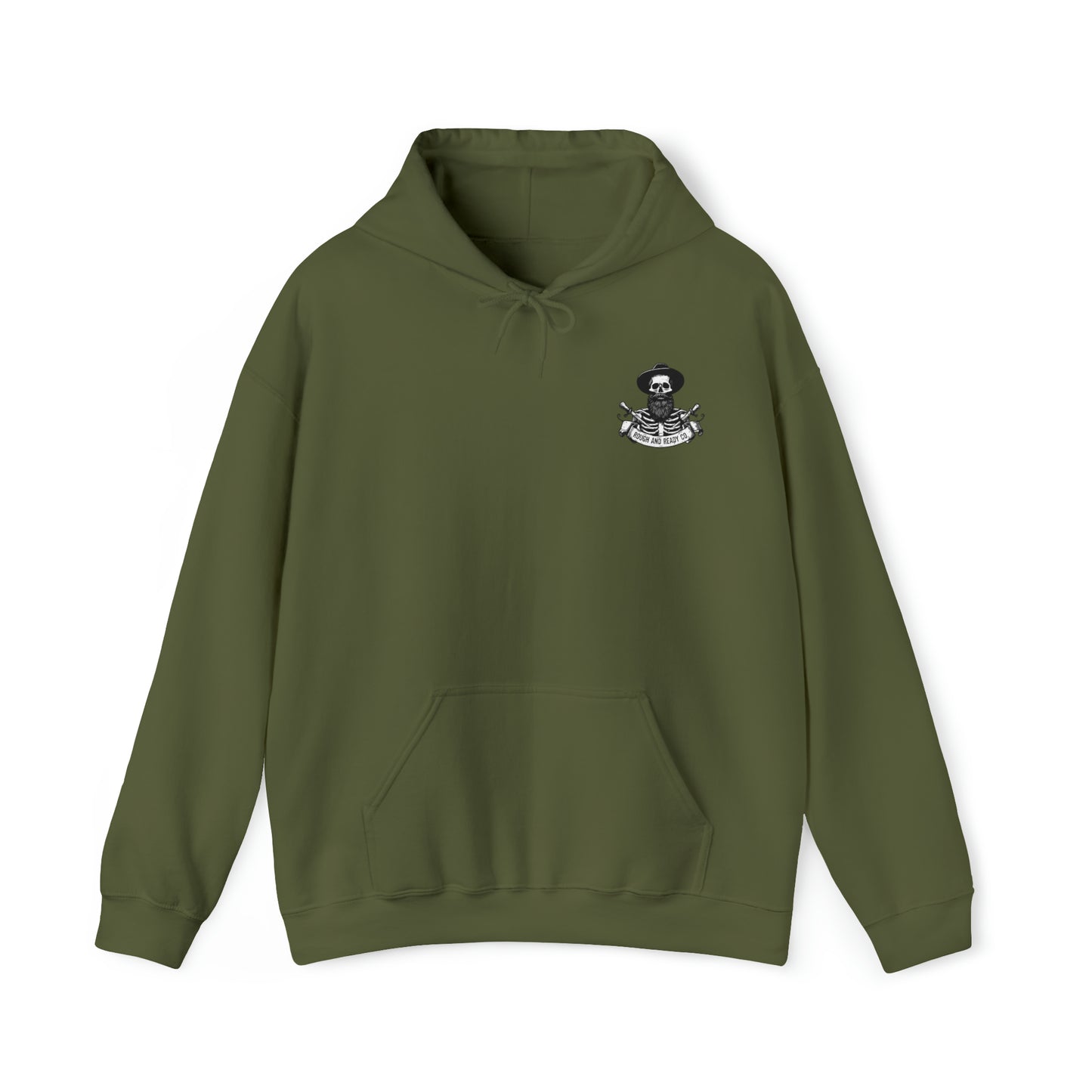 The "Thinker" Rough and Ready Co. Heavy Hooded Sweatshirt