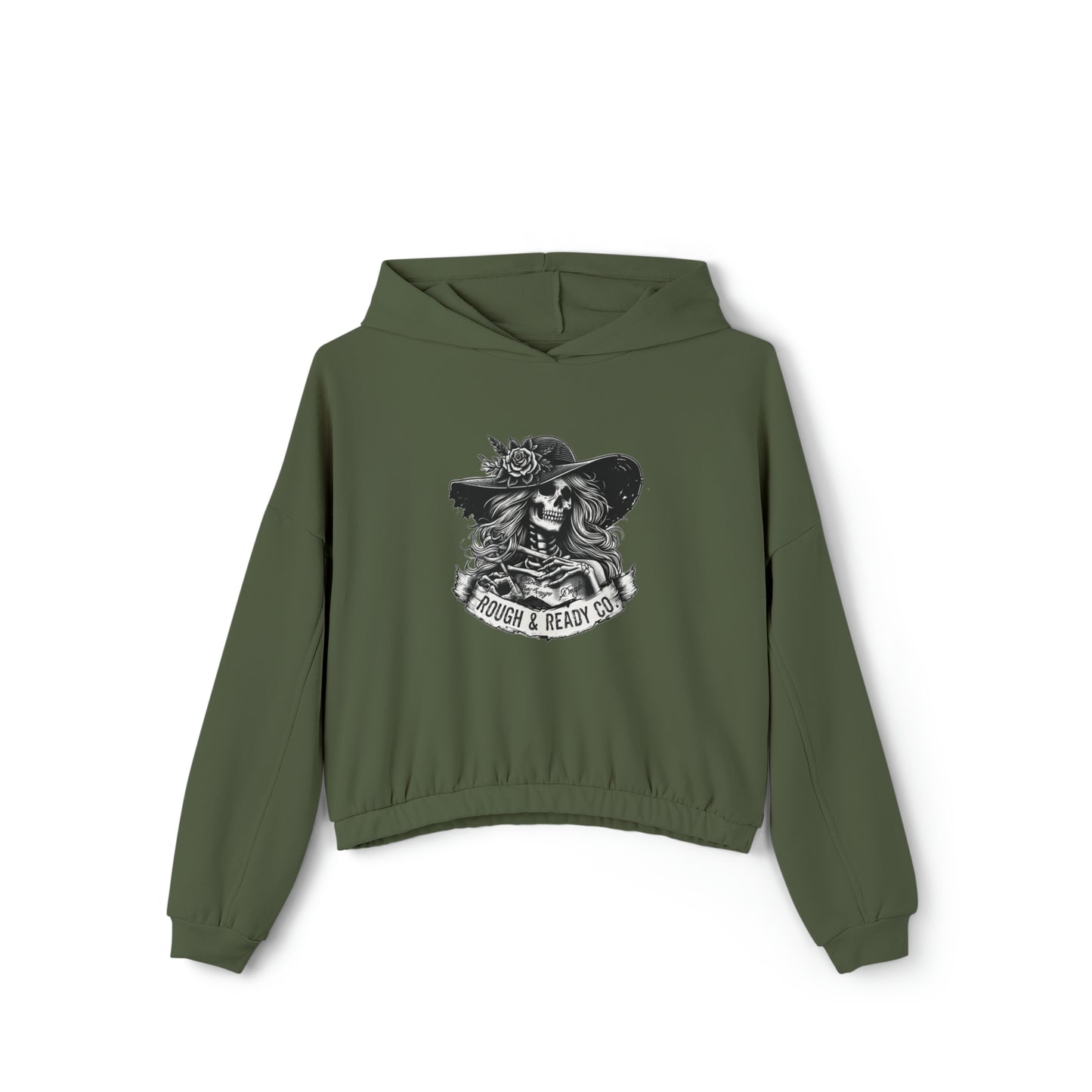 The "W.O.G.O. - Ascension" Rough and Ready Co. Women's Cinched Bottom Hoodie