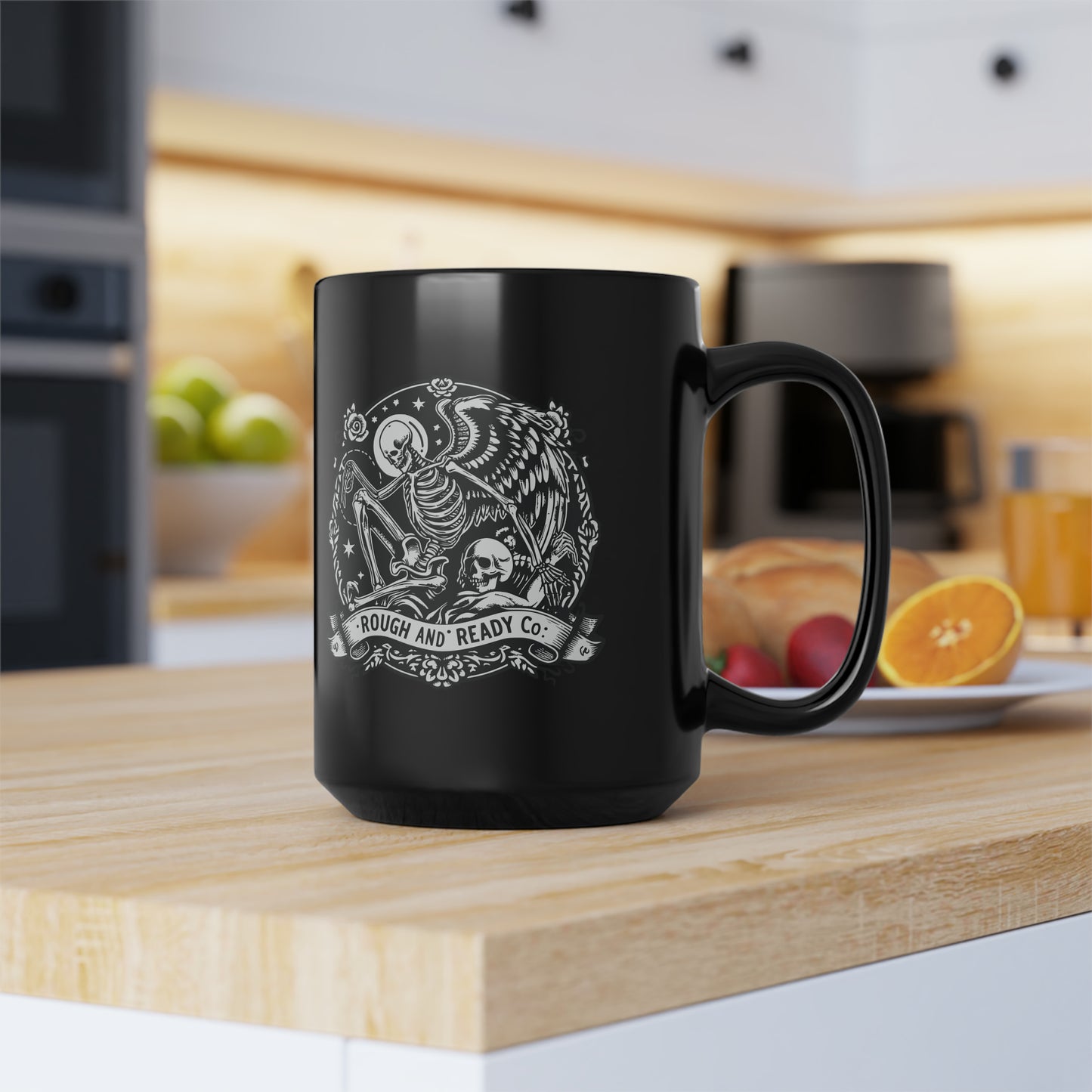 The "Skele-Angel” Rough and Ready Co. 15oz Mug