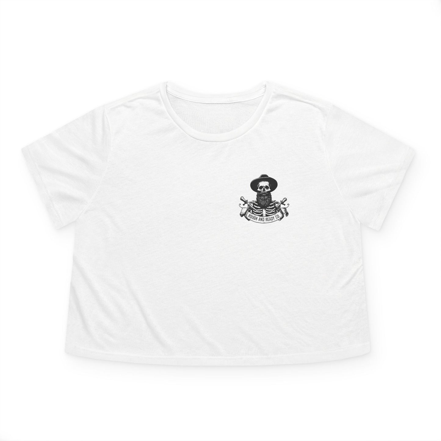 The "Rough and Ready Co." - Women's Flowy Cropped Tee