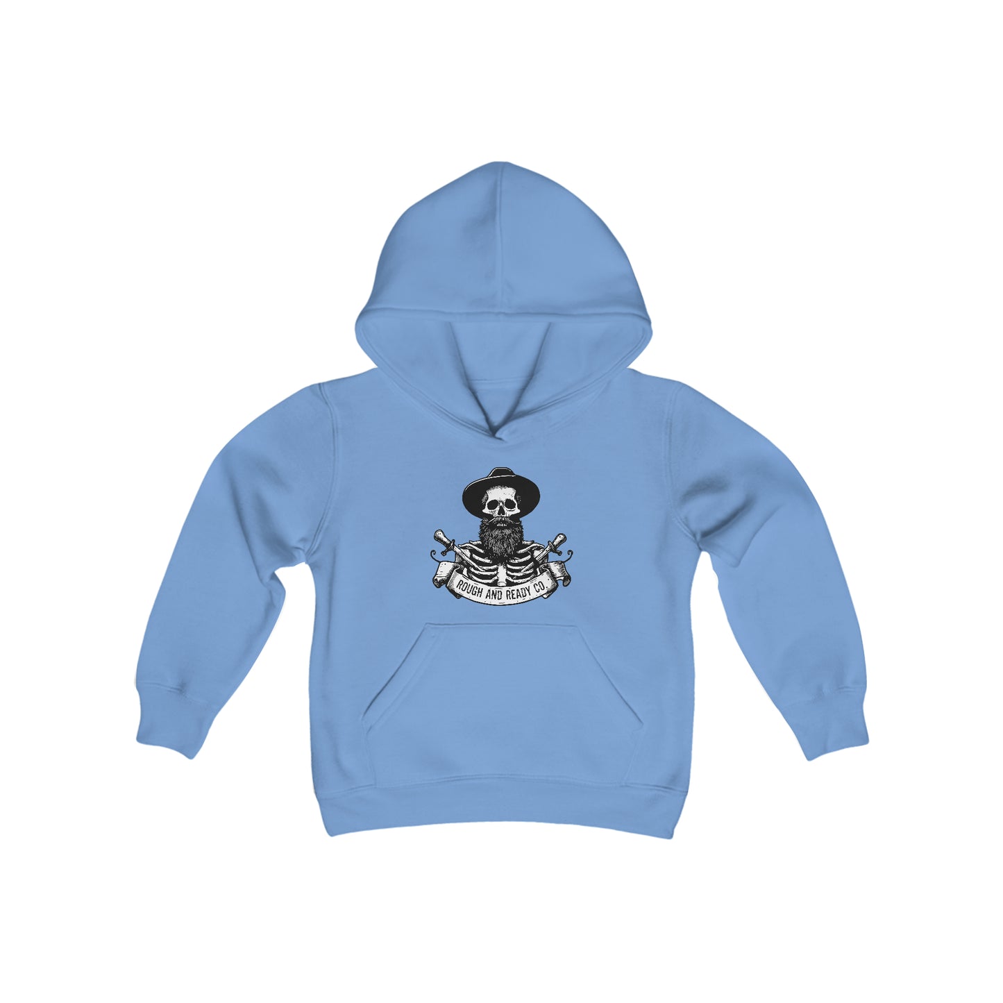 The "Bandit" Rough and Ready Co. Youth Heavy Hooded Sweatshirt