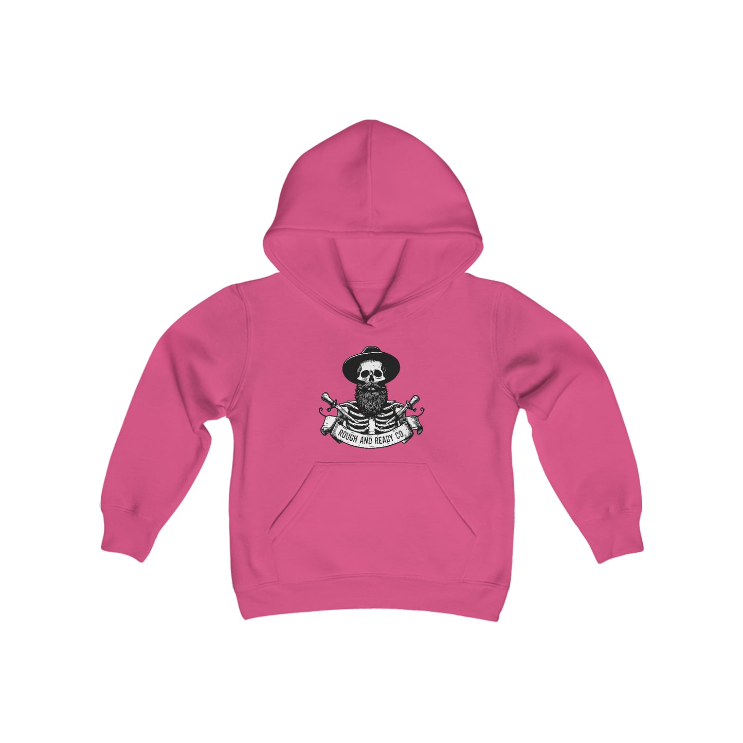 The "Bandit" Rough and Ready Co. Youth Heavy Hooded Sweatshirt