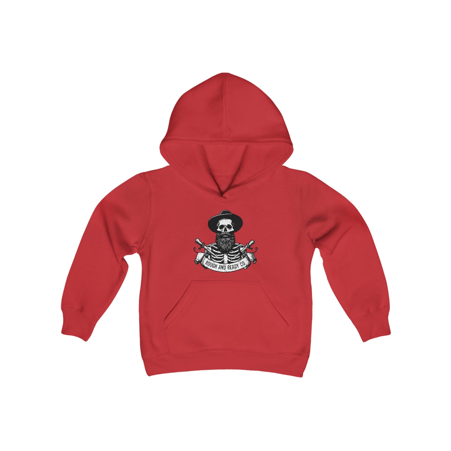 The "Bandit" Rough and Ready Co. Youth Heavy Hooded Sweatshirt