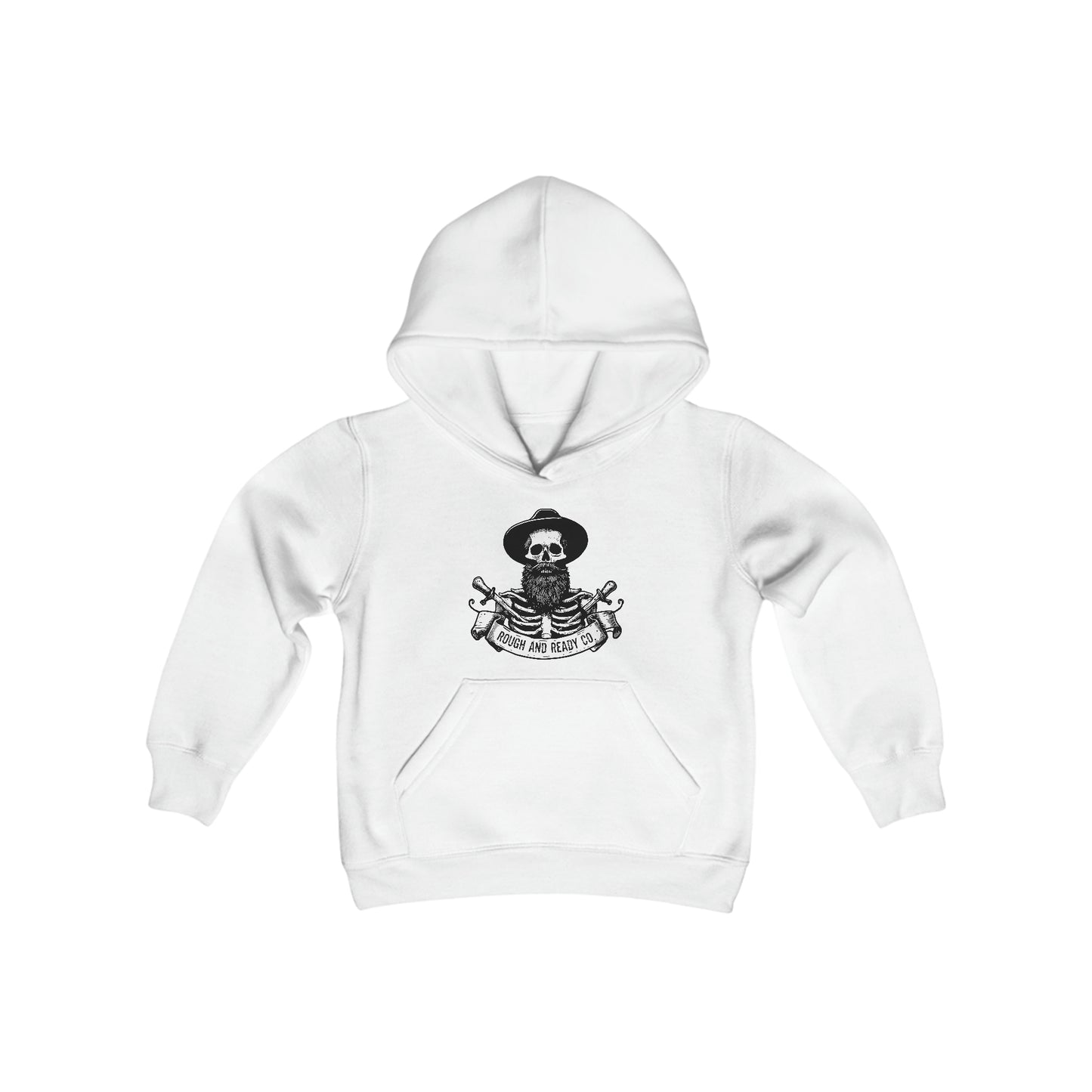 The "Bandit" Rough and Ready Co. Youth Heavy Hooded Sweatshirt