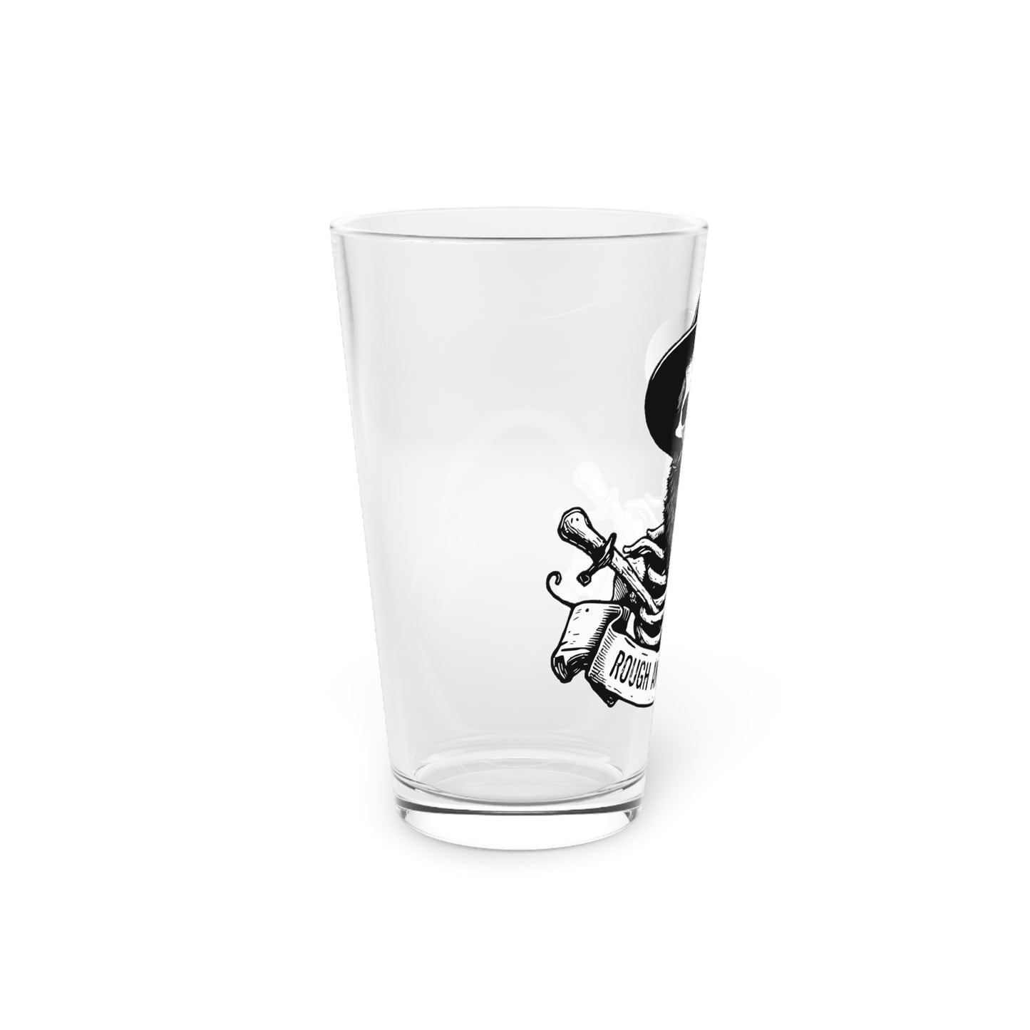 The "Rough and Ready Co. " 16oz Pint Glass