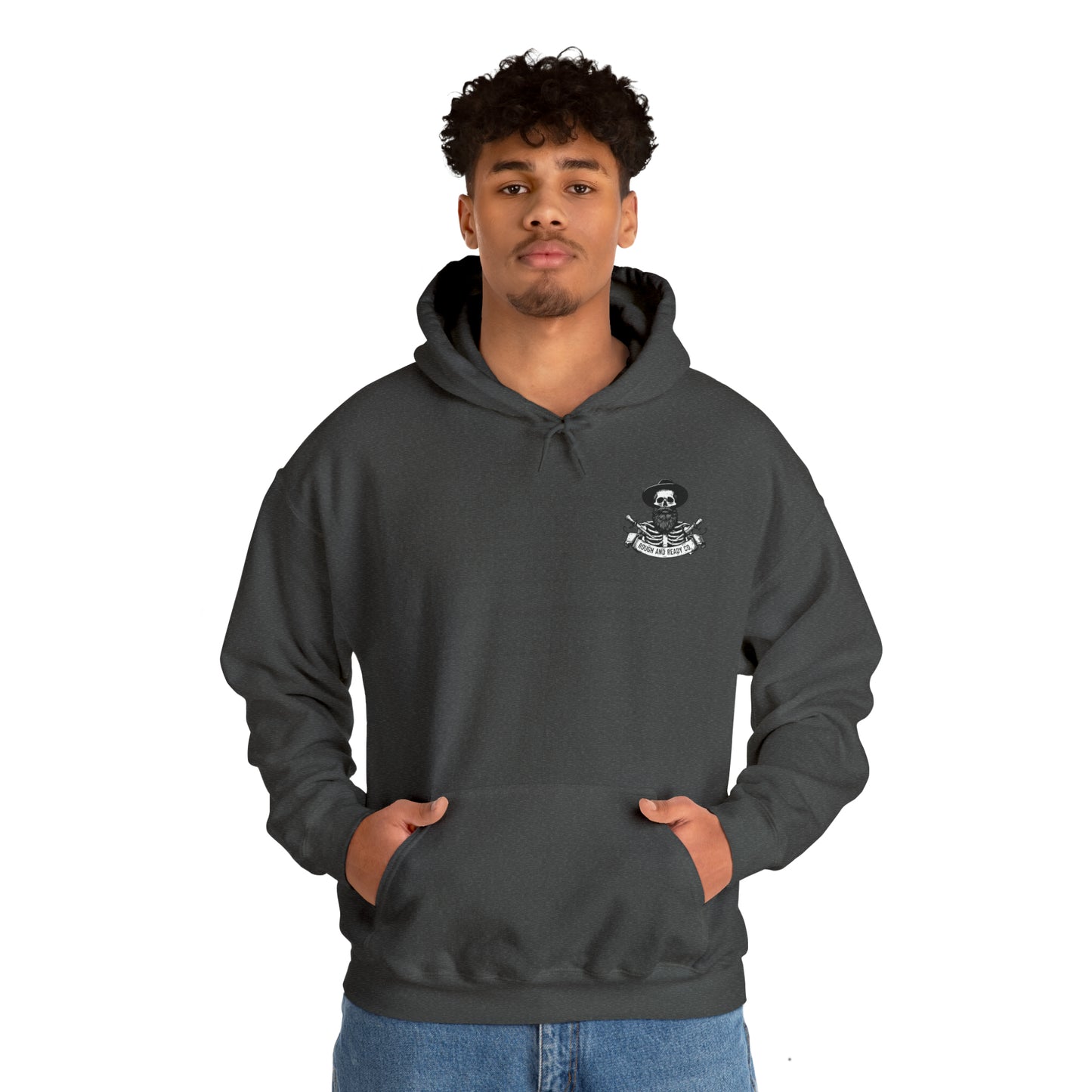 The "Thinker" Rough and Ready Co. Heavy Hooded Sweatshirt