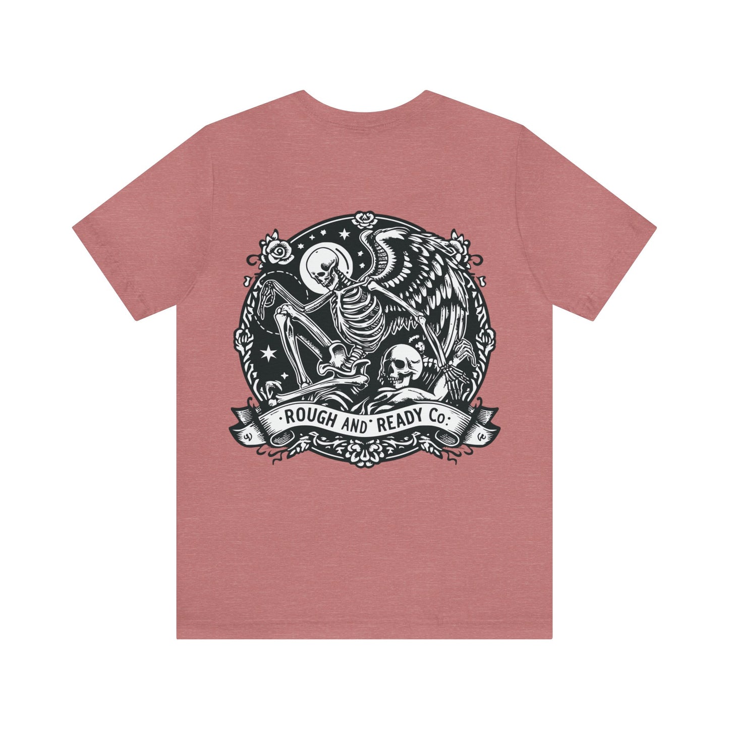 The "Skele-Angel" - Rough and Ready Co. Short Sleeve Tee