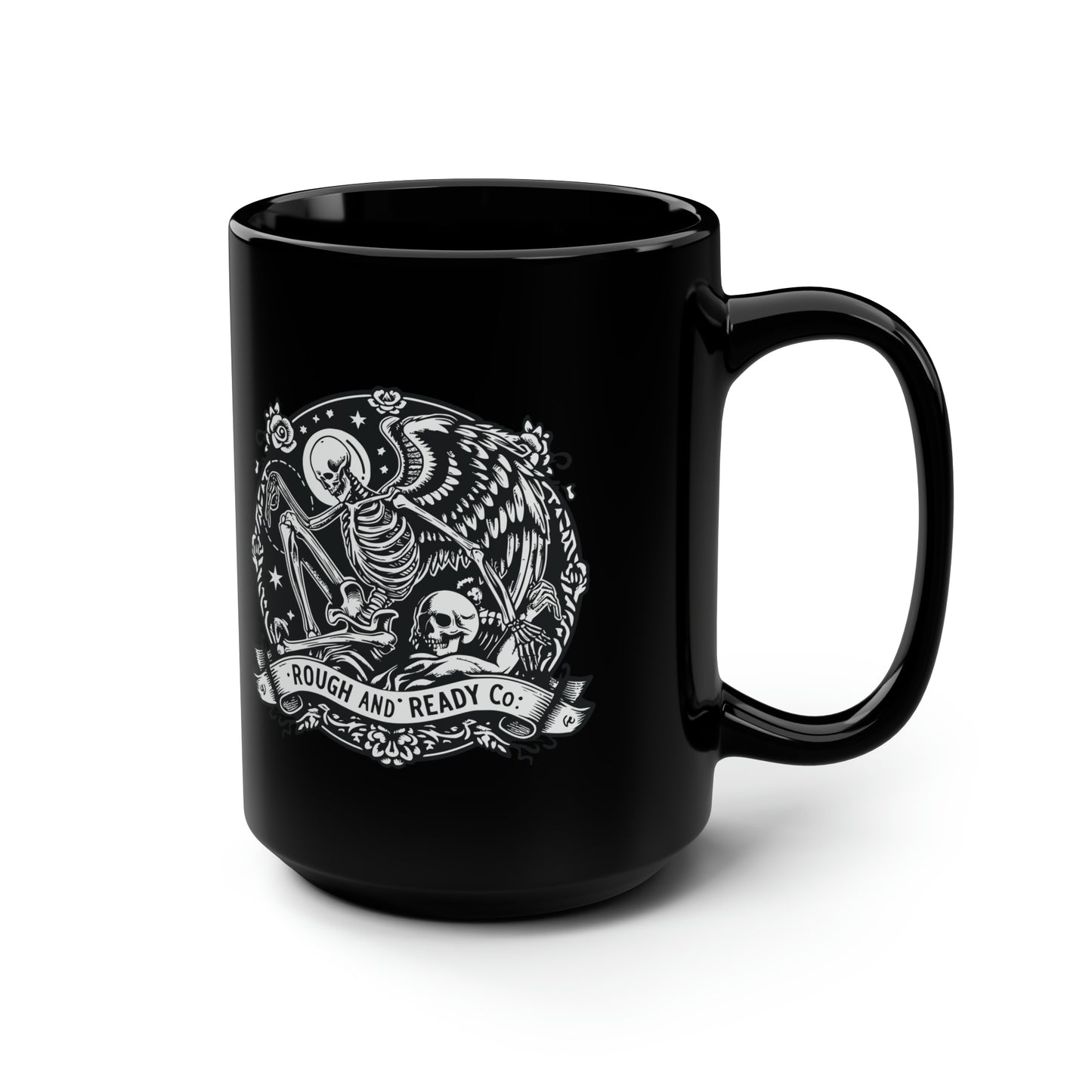 The "Skele-Angel” Rough and Ready Co. 15oz Mug