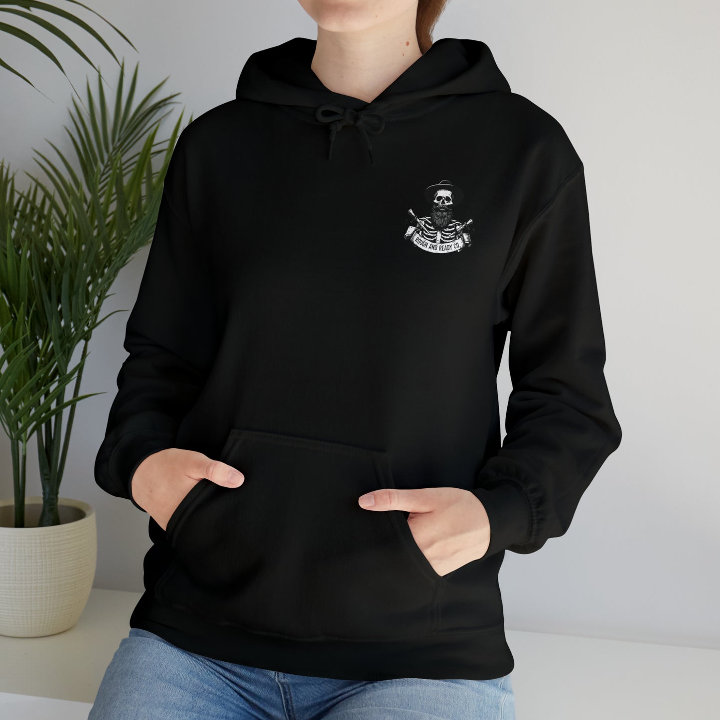 The "Thinker" Rough and Ready Co. Heavy Hooded Sweatshirt