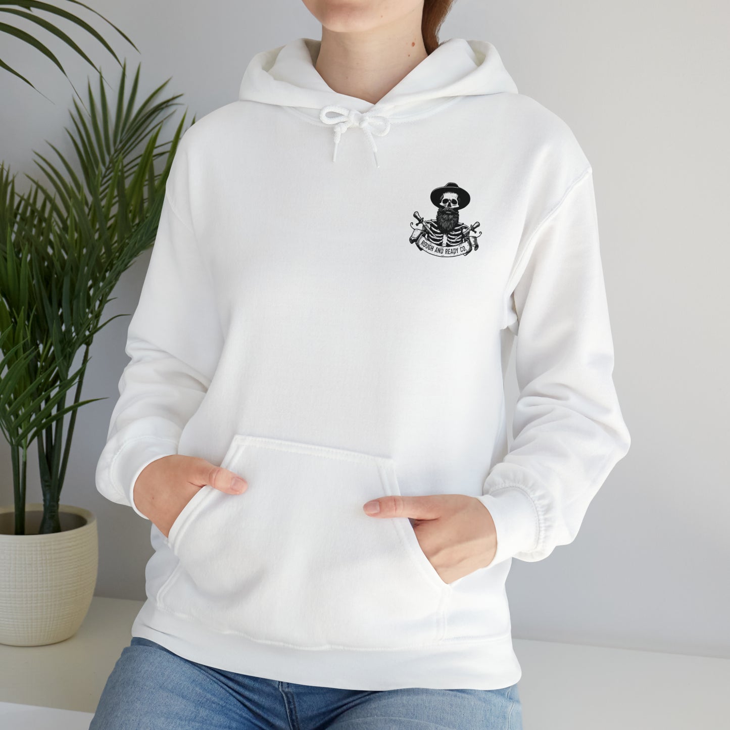 The "Thinker" Rough and Ready Co. Heavy Hooded Sweatshirt