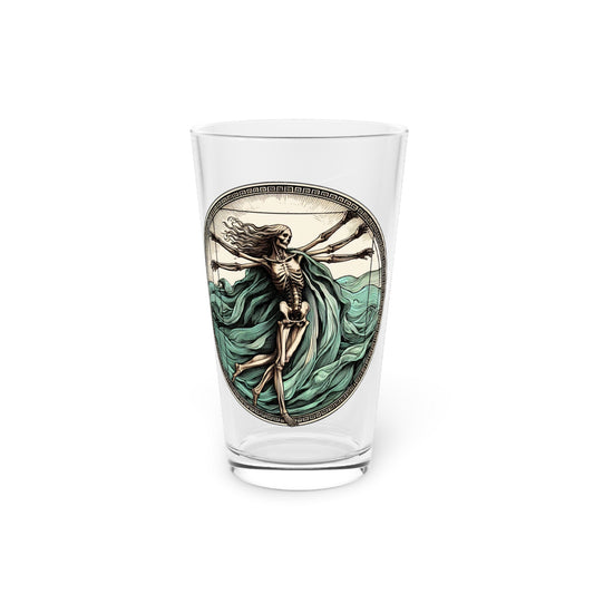 The "Perfect Bones" Rough and Ready Co. 16oz Pint Glass