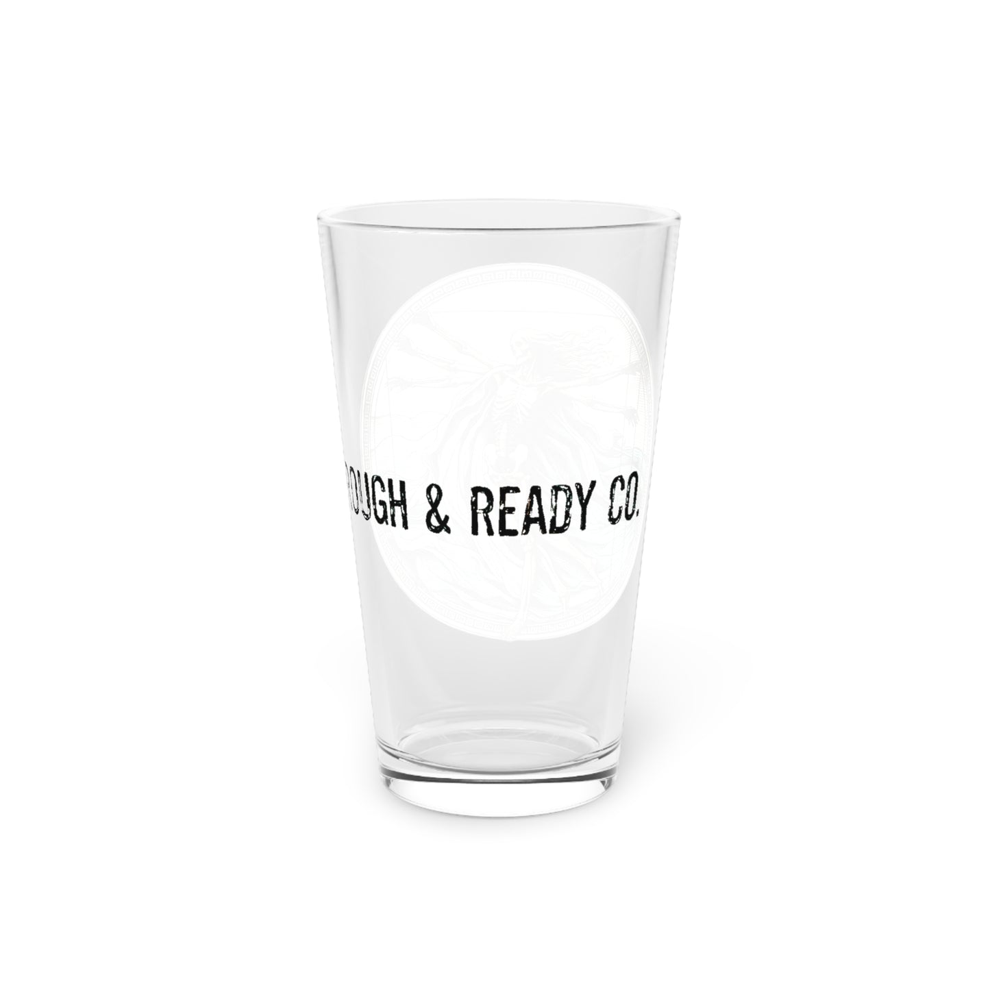 The "Perfect Bones" Rough and Ready Co. 16oz Pint Glass