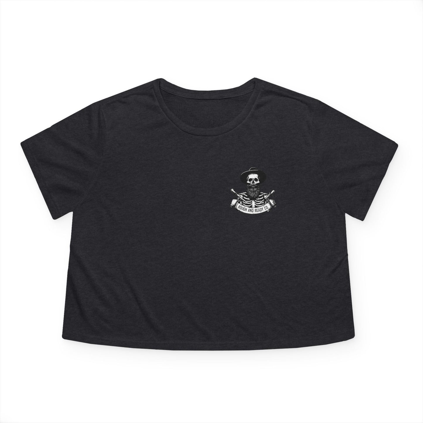 The "Rough and Ready Co." - Women's Flowy Cropped Tee